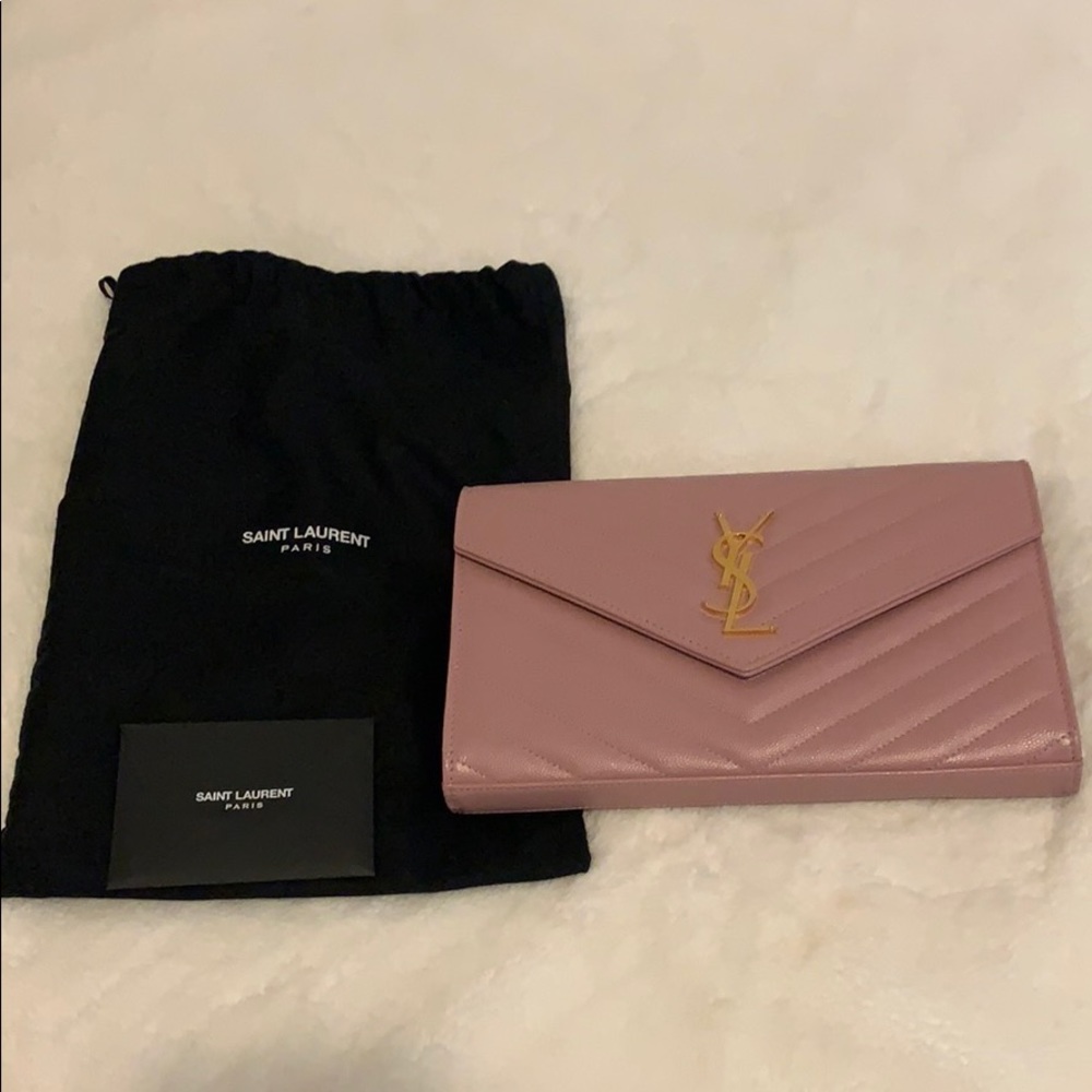 Saint Laurent Monogram Chain Wallet Bag